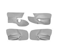 UNCLE LIAO Garniture de Couverture de Panneau d'accoudoir de Porte de Voiture Couverture de Panneau de Porte pour VW Golf 5 Jetta 2005-2009.,Grey