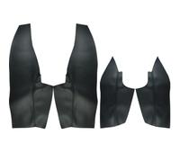 UNCLE LIAO Garniture de Couverture de Panneau d'accoudoir de Porte de Voiture Couverture de Panneau de Porte pour Ford Focus 2014 2015 2016 2017 2018.,4pcs Black