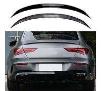 UNCLE LIAO Voiture Becquets Arrière pour Mercedes Benz CLA Class C118 AMG 2020 2021-2023,Coffre Arrière lèvre Aileron Aile Toit Queue Aile Voiture Dé Coration Accessoires.,A-Glossy Black
