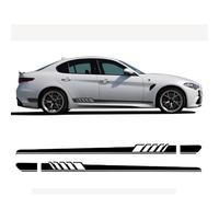 UNCLE LIAO Voiture de Décalque de Latérale de Corps Jupe,pour Alfa Romeo Giulia Giulietta Mito Stelvio 159 Porte de Voiture latérales Jupe Autocollant Corps Vinyle décalque.,Yellow