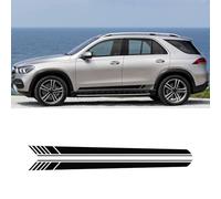 UNCLE LIAO Voiture de Décalque de Latérale de Corps Jupe,pour Mercedes Benz GLE GLK ML Class AMG W164 W166 GLE350 GLE400 GLK350 Porte de Voiture latérales Jupe Autocollant Corps Vinyle décalque.,Blue