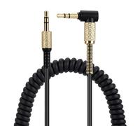 UNCLE LIGHT Câble audio de rechange pour casque Marshall, compatible avec Monitor Major 2 II Major 3 III Major 4 IV Mid Casque stéréo 3,5 mm Mâle Cordon Jack Stéréo, 1,2 m, sans contrôle en ligne,