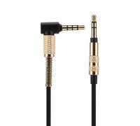 UNCLE LIGHT Câble audio de rechange pour casque Marshall, compatible avec Monitor Major 2 II Major 3 III Major 4 IV Mid Casque stéréo 3,5 mm Mâle Cordon Jack Stéréo, 1,2 m, sans contrôle en ligne,