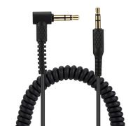 UNCLE LIGHT Câble audio de rechange pour casque Marshall, compatible avec Monitor Major 2 II Major 3 III Major 4 IV Mid Casque stéréo 3,5 mm Mâle Cordon Jack Stéréo, 1,2 m, sans contrôle en ligne,