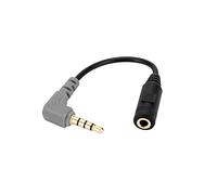 UNCLE LIGHT Câble de microphone SC4 de rechange 3,5 mm TRS vers TRRS pour connecter les smartphones, tablettes avec Rode VideoMic Go, VideoMicro et Boya Micro Lavalier