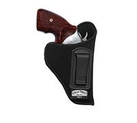 Uncle Mike's Holster de Pantalon Unisexe - Taille 0 - pour Petit Revolver avec Corps de 5,1 cm - Main Droite - Noir