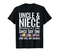 Uncle & Niece Partners in Crime Since Day One Oncle Humour T-Shirt