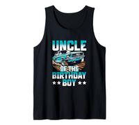 Uncle of the Birthday Boy Vintage Muscle Cars Family Bday Débardeur