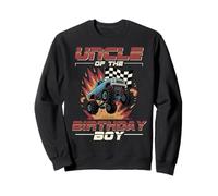 Uncle of The Birthday Party Monster Truck Oncle Sweatshirt