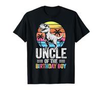 Uncle of The Birthday Party Outfit Dinosaure Oncle T-Shirt