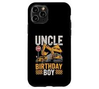 Uncle of The Birthday Party Outfit Excavator Crew Oncle Coque pour iPhone 11 Pro