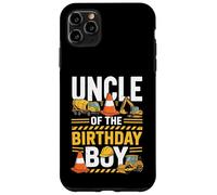 Uncle of The Birthday Party Outfit Excavator Crew Oncle Coque pour iPhone 11 Pro Max