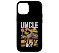 Uncle of The Birthday Party Outfit Excavator Crew Oncle Coque pour iPhone 12/12 Pro