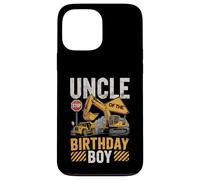 Uncle of The Birthday Party Outfit Excavator Crew Oncle Coque pour iPhone 13 Pro Max