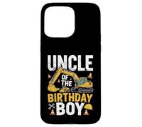 Uncle of The Birthday Party Outfit Excavator Crew Oncle Coque pour iPhone 15 Pro Max