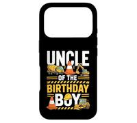 Uncle of The Birthday Party Outfit Excavator Crew Oncle Coque pour iPhone 17 Pro
