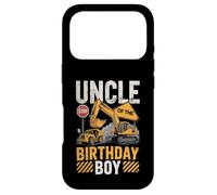 Uncle of The Birthday Party Outfit Excavator Crew Oncle Coque pour iPhone 17 Pro