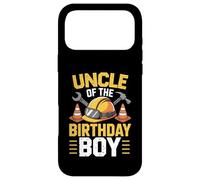 Uncle of The Birthday Party Outfit Excavator Crew Oncle Coque pour iPhone 17 Pro Max