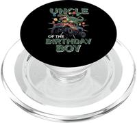 Uncle of The Birthday Party Outfit Monster Truck Oncle PopSockets PopGrip pour MagSafe
