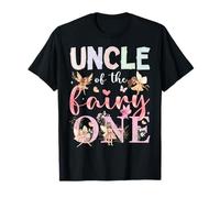 Uncle of The Fairy One 1er Anniversaire Fille Conte de fées T-Shirt