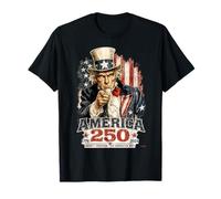 Uncle Sam America 250 Ans 1776-2026 Liberty Freedom T-Shirt