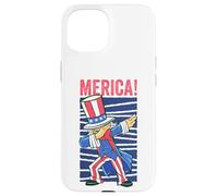 Uncle Sam Dabbing 4th of July Merica Hommes Femmes Enfants Adultes Coque pour iPhone 15