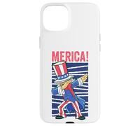 Uncle Sam Dabbing 4th of July Merica Hommes Femmes Enfants Adultes Coque pour iPhone 15 Plus