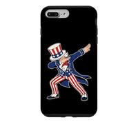 Uncle Sam Dabbing Funny 4th of July American Patriotic Coque pour iPhone 7 Plus/8 Plus