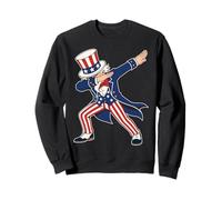 Uncle Sam Dabbing Funny 4th of July American Patriotic Sweatshirt