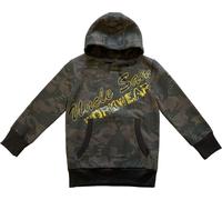 Uncle Sam Enfants Sweathoody Profession Olive Camouflage/Noir 176