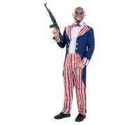 Uncle Sam Horror Patriot Costume - M