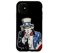 Uncle Sam Patriotique Graffiti Art Pop Culture Urban Style Coque pour iPhone 11