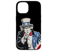 Uncle Sam Patriotique Graffiti Art Pop Culture Urban Style Coque pour iPhone 14