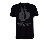 Uncle Sam - T-Shirt de Sport - Homme - Noir - Small