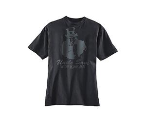 Uncle Sam T-shirt pour homme avec grand imprimé sur le devant