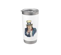 Uncle Sam USA Pride - Design américain emblématique Gobelet isotherme en acier inoxydable double paroi