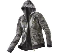 Uncle Sam Veste sweat camouflage olive/noir M