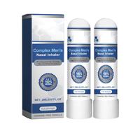 Uncle Stiffy Nasal Inhaler - Quick Refresh & Energy Boost for Men, Herbal Formula (2 Pcs)