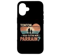 Uncle Would You Be My Godfather Gift Request Future Godfathe Coque pour iPhone 16