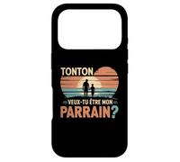Uncle Would You Be My Godfather Gift Request Future Godfathe Coque pour iPhone 17 Pro