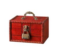 UncleS 3. Boîte De Rangement Portable En Bois Massif Vintage Pour Maison Salon Et Bijoux Accessoires À Main Transporter Des Cercuets Rangement En Bois