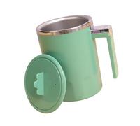 UncleS 350 Ml Tasse D'agitation Magnétique De Mélange Automatique Migne Bois Lait Café Mélanges Boissons Électriques Rechargeables Avec Couvercle