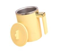 UncleS 350 Ml Tasse D'agitation Magnétique De Mélange Automatique Migne Bois Lait Café Mélanges Boissons Électriques Rechargeables Avec Couvercle