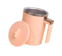 UncleS 350 Ml Tasse D'agitation Magnétique De Mélange Automatique Migne Bois Lait Café Mélanges Boissons Électriques Rechargeables Avec Couvercle