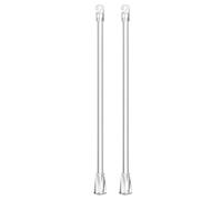 UncleS 43 cm Baguette magique aveugle Extension de fenêtre Rideau Tringle de traction Ensemble pour et décoration de fenêtre de bureau Barre de commande transparente