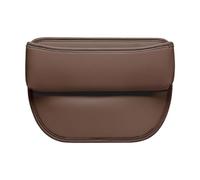 UncleS Accessoire Intérieur du Véhicule Compartiment en ABS Marron avec Porte-gobelet Et Port De Câble s'adapte Entre Les Sièges Et Les Portes Plateau Rangement Voiture À Plusieurs Niveaux