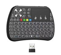 UncleS Backlits Portables Keyboards avec Papads Compatible 2.4g À Deux Mode Rechargeable pour Les Clavos sans Fil De Bureau Et Combos De Souris PC pour Ordinateur Portable