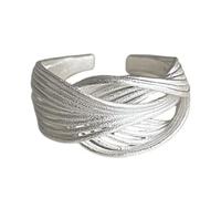 UncleS Bagues ouvertes élégantes et réglables modernes mates avec lignes enveloppantes pour femme à la recherche d'une élégance subtile et élégante bijoux de fête