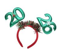 UncleS Bandeaux Festival 2026 pour événement du Nouvel An avec numéro rembourré pour fête du Nouvel An Soirée Fête Photo Chapeaux Vacances Coiffure Coiffure Coiffure, vert, taille unique