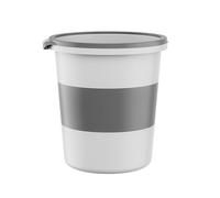 UncleS Bathroom Trash Can Garbage Plastic Bin Round Waste Basket for Bedroom Office Kitchen Room Bathroom